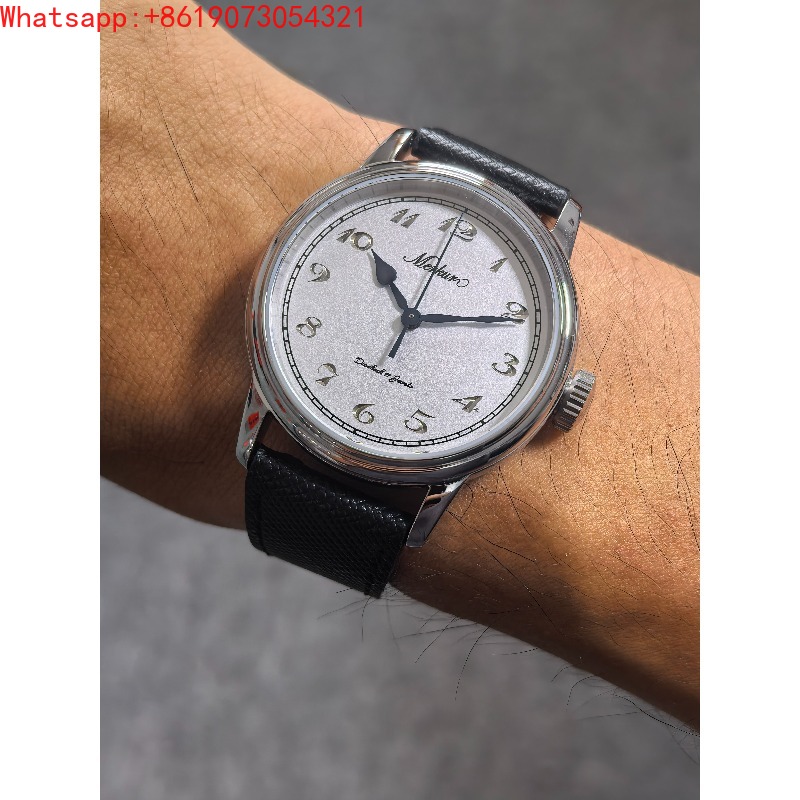 Jewellery Watch - 大秦帝国天然ヒョウモン貝手巻き機械式腕時計男性用サファイア防水