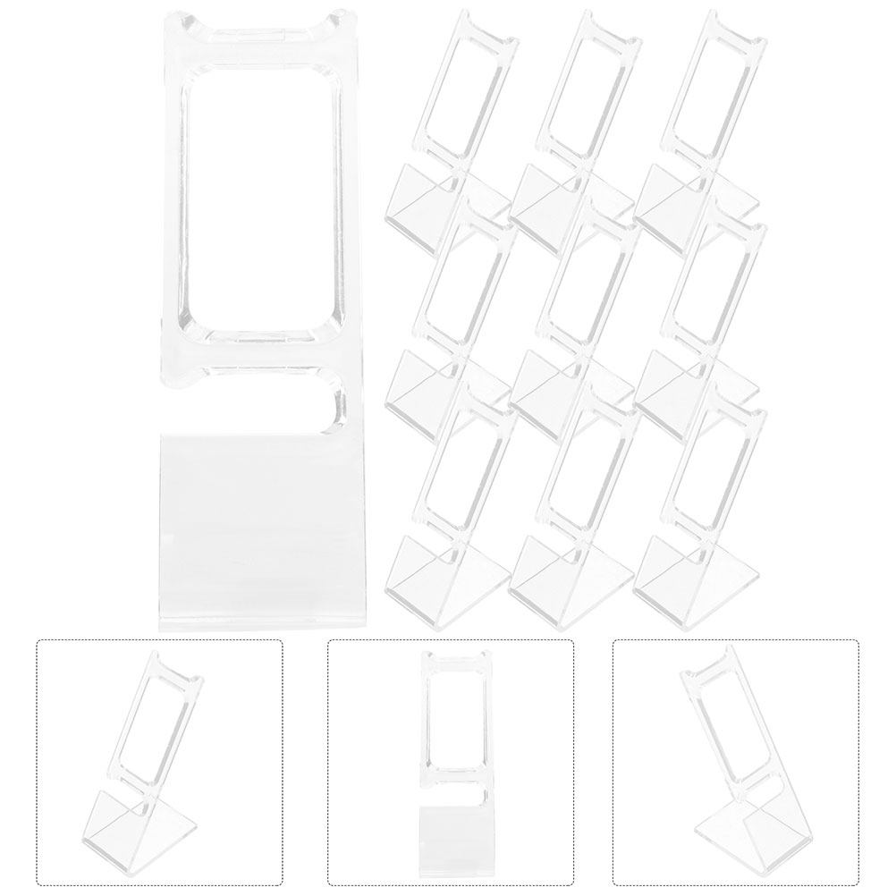 Jewelry Stand Watches - 透明プラスチック製の腕時計スタンド50個入り。省スペースで、腕時計やアクセサリーの収納、整理に最適。小売店やご家庭での使用に。