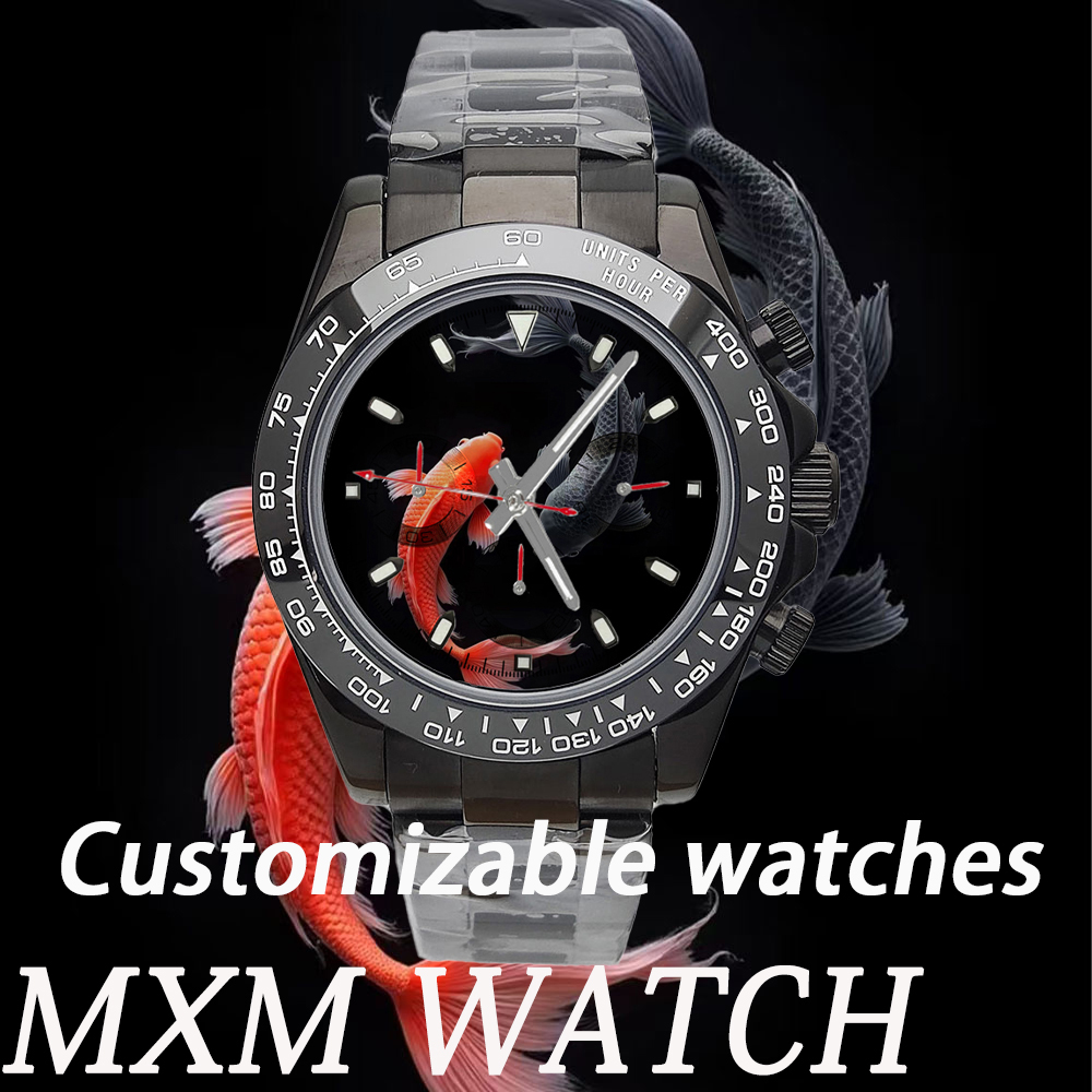 Jewellery Watch - カスタマイズされたクリエイティブVK63腕時計 39.3mm メンズクロノグラフ 新型フィッシュウォッチ メンズVK63腕時計/4613自動巻きメンズクロノグラフ腕時計