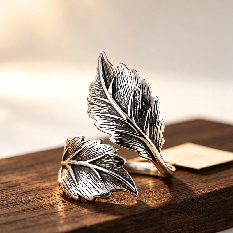 Statement Cocktail Ring - 925 スターリングシルバーリング女性用カップルミニマリスト手作りビッグオーバルリングファインジュエリーギフトアレルギー防止