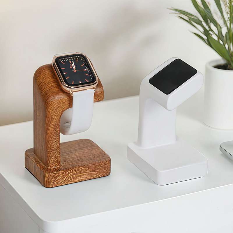 Jewelry Stand Watches - 1 個の時計ホルダージュエリーディスプレイラック樹脂素材滑らかなエッジ C タイプ高品質オーガナイザー時計ラックスタンド時計