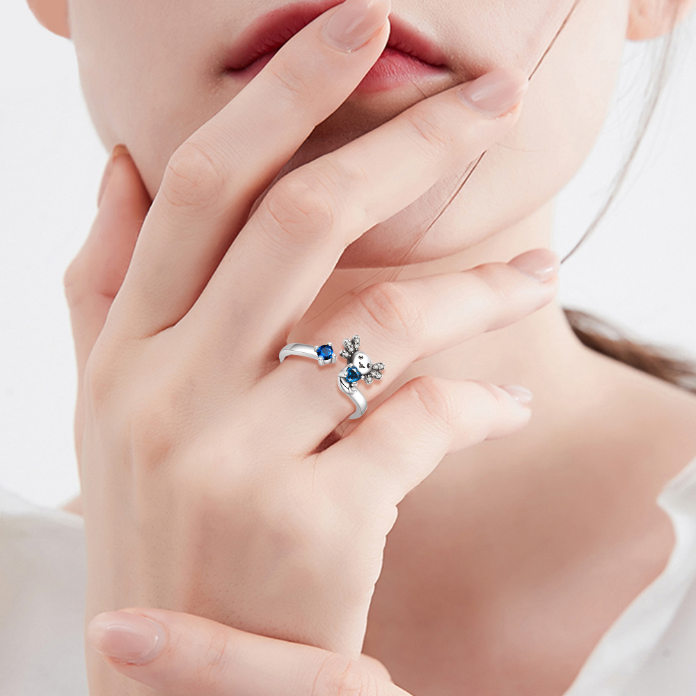S925 スターリングシルバー クリエイティブ サラマンダー - Statement Cocktail Ring のレビューと価格