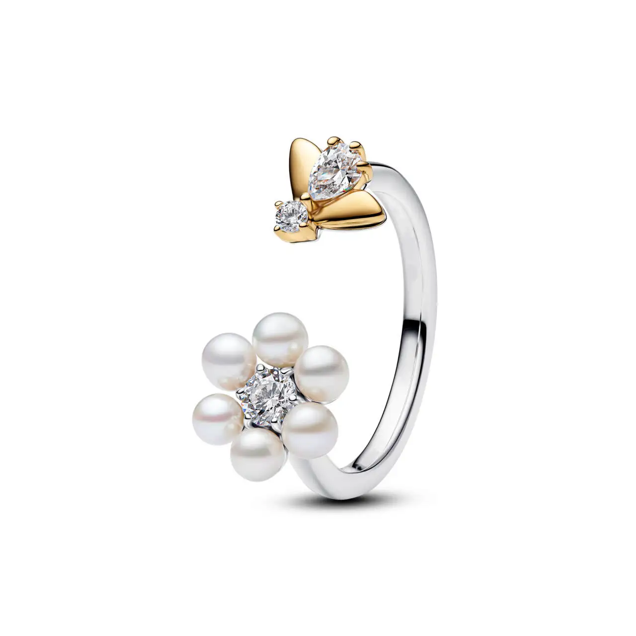 925スターリングシルバーリング キューバンチェーン ハート - Statement Cocktail Ring のレビューと価格