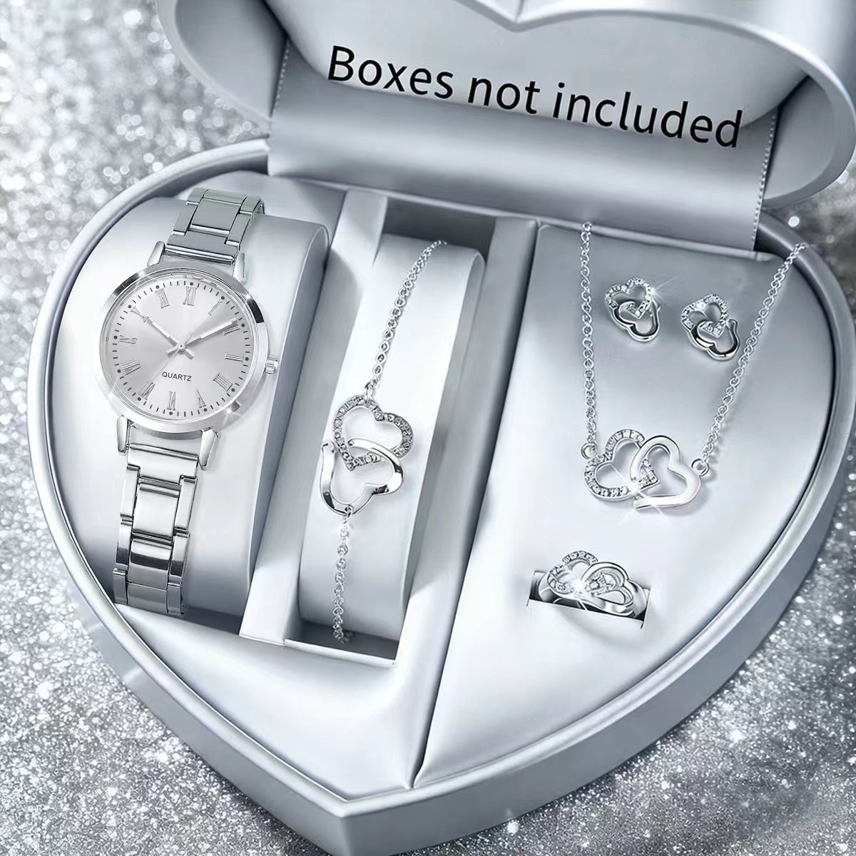 6 個のファッション女性用クォーツ時計ラインストーンジュエリ - Jewelry Watch Making のレビューと価格