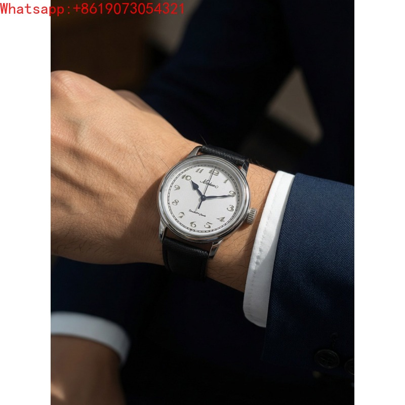 大秦帝国天然ヒョウモン貝手巻き機械式腕時計男性用サファイア防 - Jewellery Watch のレビューと価格