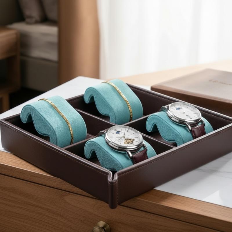 *時計クッションウォッチボックスパッドソフトフランネルジュエ - Jewelry Stand Watches のレビューと価格