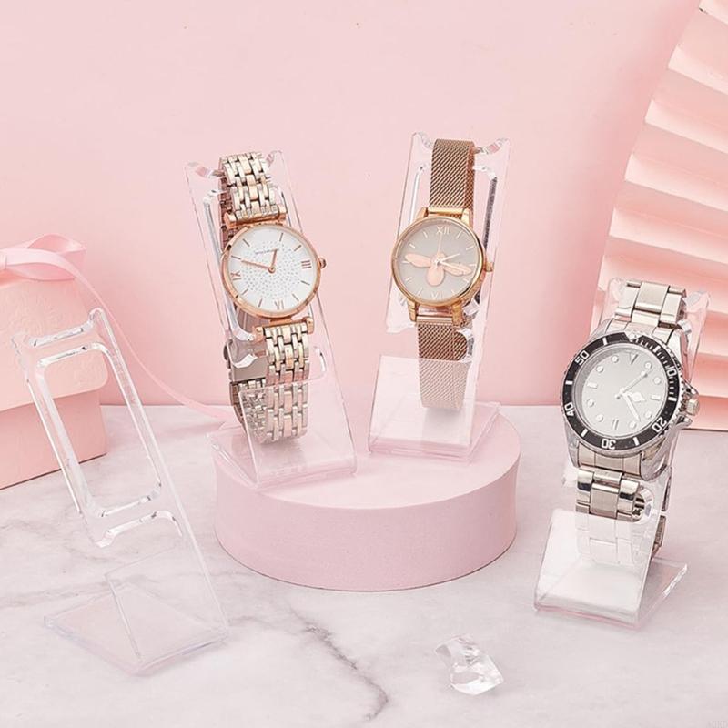 シンプルなクリアアクリルウォッチディスプレイラック多目的ジュ - Are Watches Jewelry Or Accessories のレビューと価格