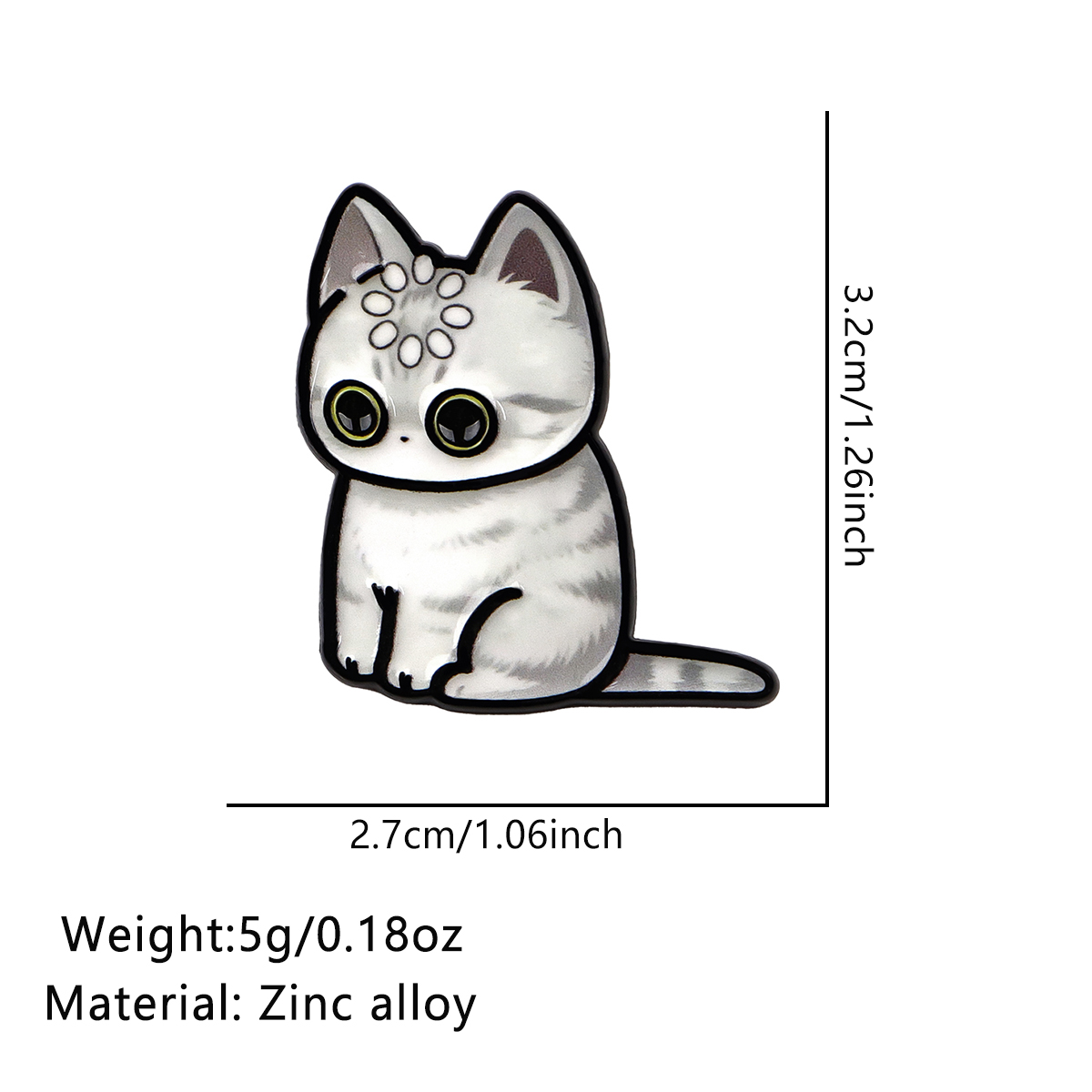 9 ピース/セット漫画猫男性ラペルピンバックパックジュエリー - Jewelry Watch Making のレビューと価格