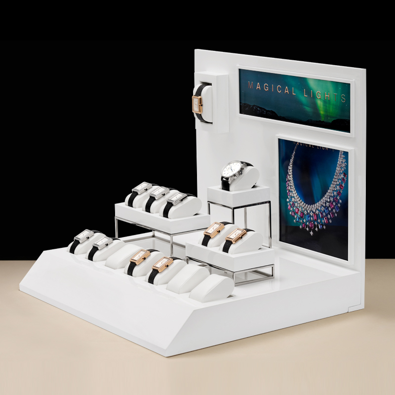Oirlv ホワイトレザー腕時計ディスプレイスタンドセット  - Jewelry And Watches Stores のレビューと価格