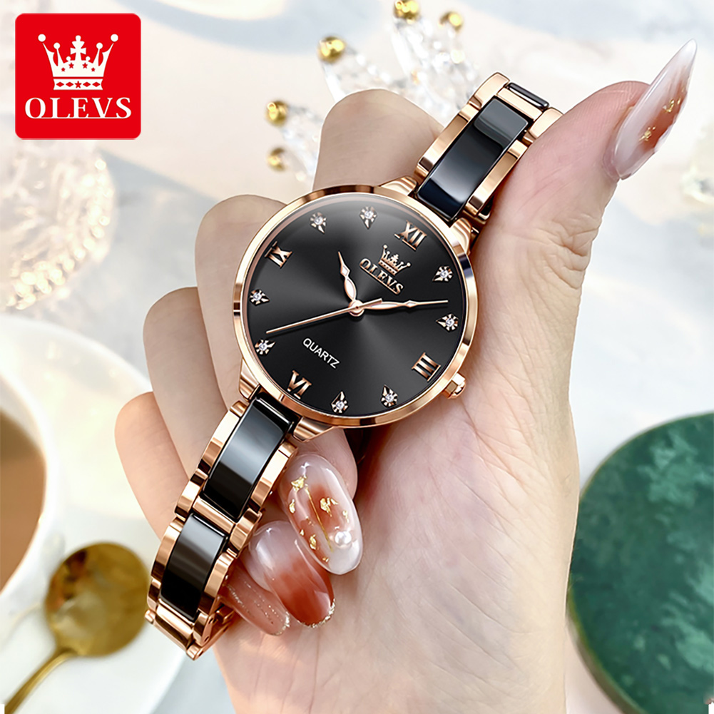 OLEVS 5872 レディース腕時計 クォーツ 防水腕時計 - Jewellery Watch のレビューと価格