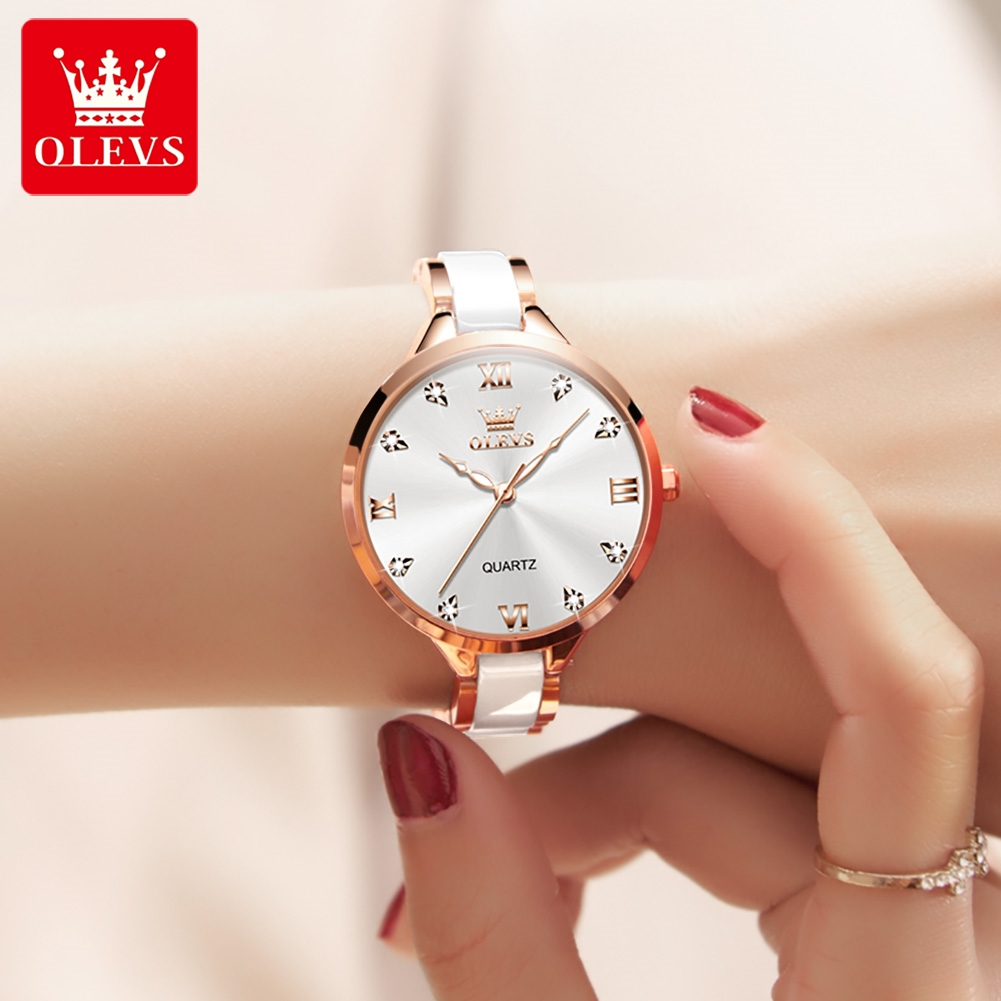 OLEVS 5872 レディース腕時計 クォーツ 防水腕時計 - Jewellery Watch のレビューと価格