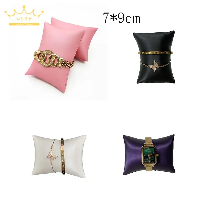 小さな枕型オーガナイザー、革またはベルベット製ジュエリーブレ - Are Watches Jewelry Or Accessories のレビューと価格