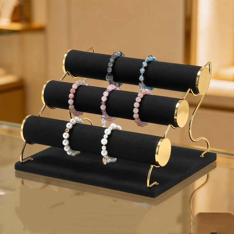 ハンドチェーンディスプレイスタンド金属製時計オーガナイザース - Jewelry Stand Watches のレビューと価格