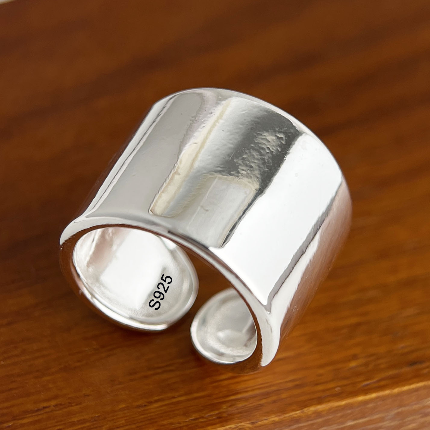 925 スターリングシルバーリング女性のカップルミニマリスト - Statement Cocktail Ring のレビューと価格