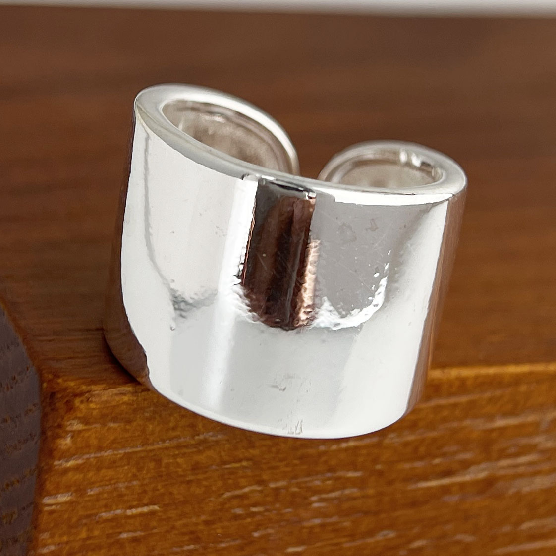 925 スターリングシルバーリング女性のカップルミニマリスト - Statement Cocktail Ring のレビューと価格