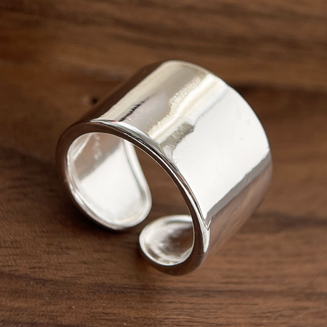 925 スターリングシルバーリング女性のカップルミニマリスト - Statement Cocktail Ring のレビューと価格