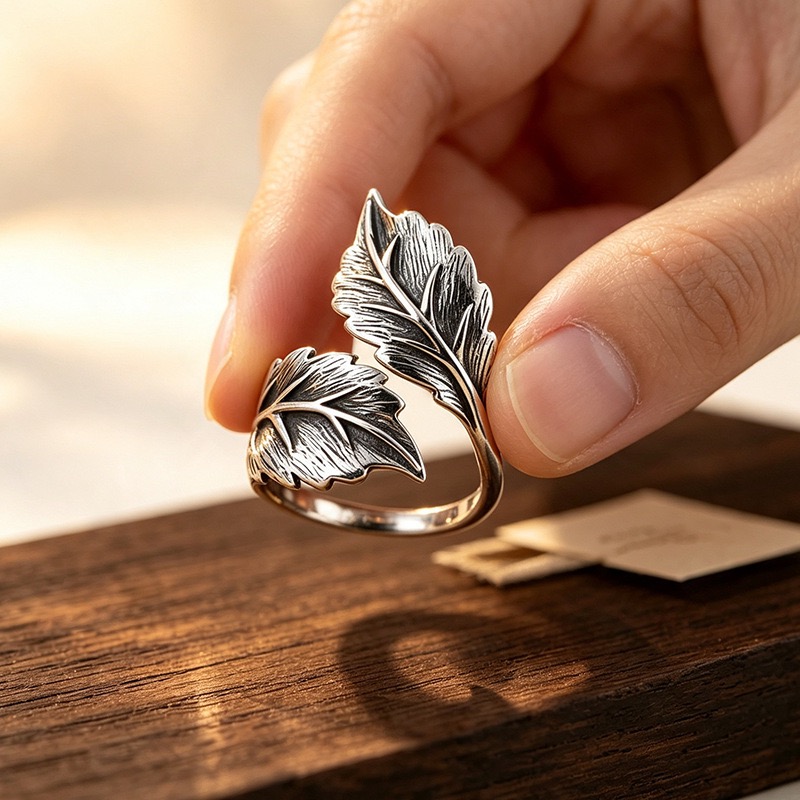 925 スターリングシルバーリング女性用カップルミニマリスト - Statement Cocktail Ring のレビューと価格