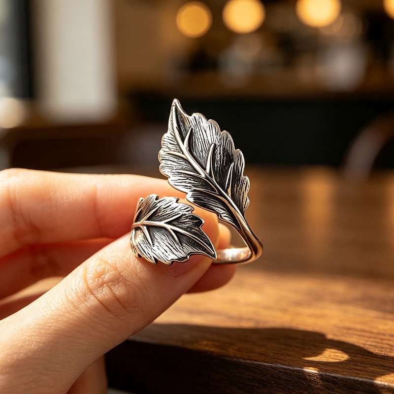 925 スターリングシルバーリング女性用カップルミニマリスト - Statement Cocktail Ring のレビューと価格