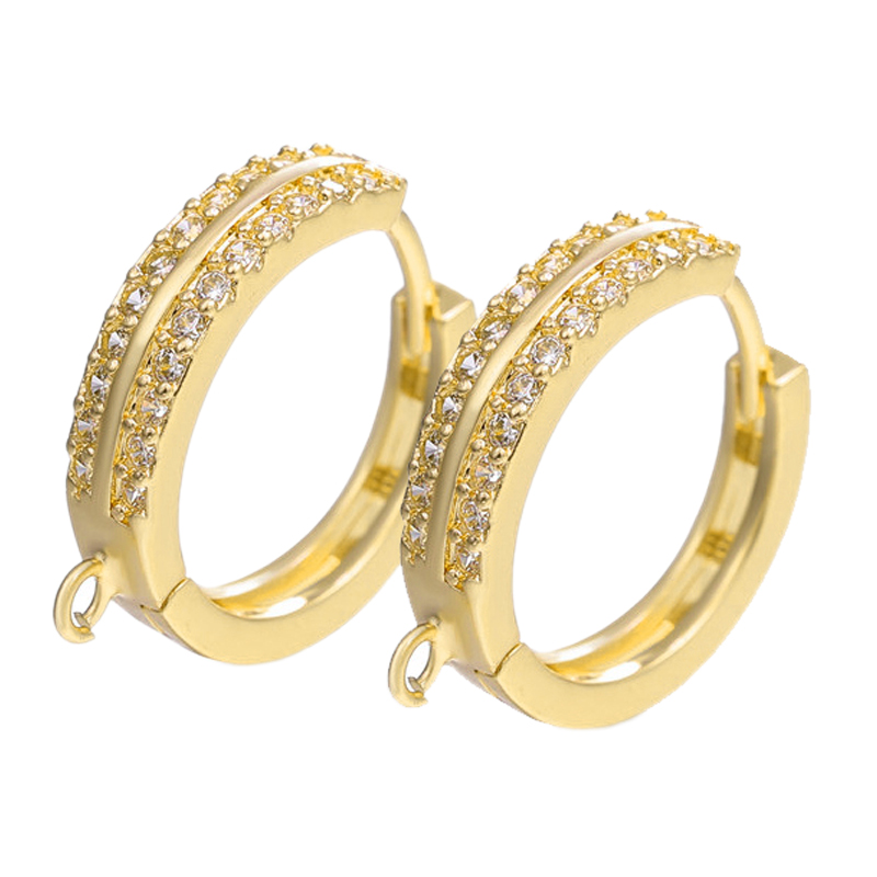 Juya 2 4 ピース/ロット DIY 18 K ゴールド - Hoop Earrings のレビューと価格