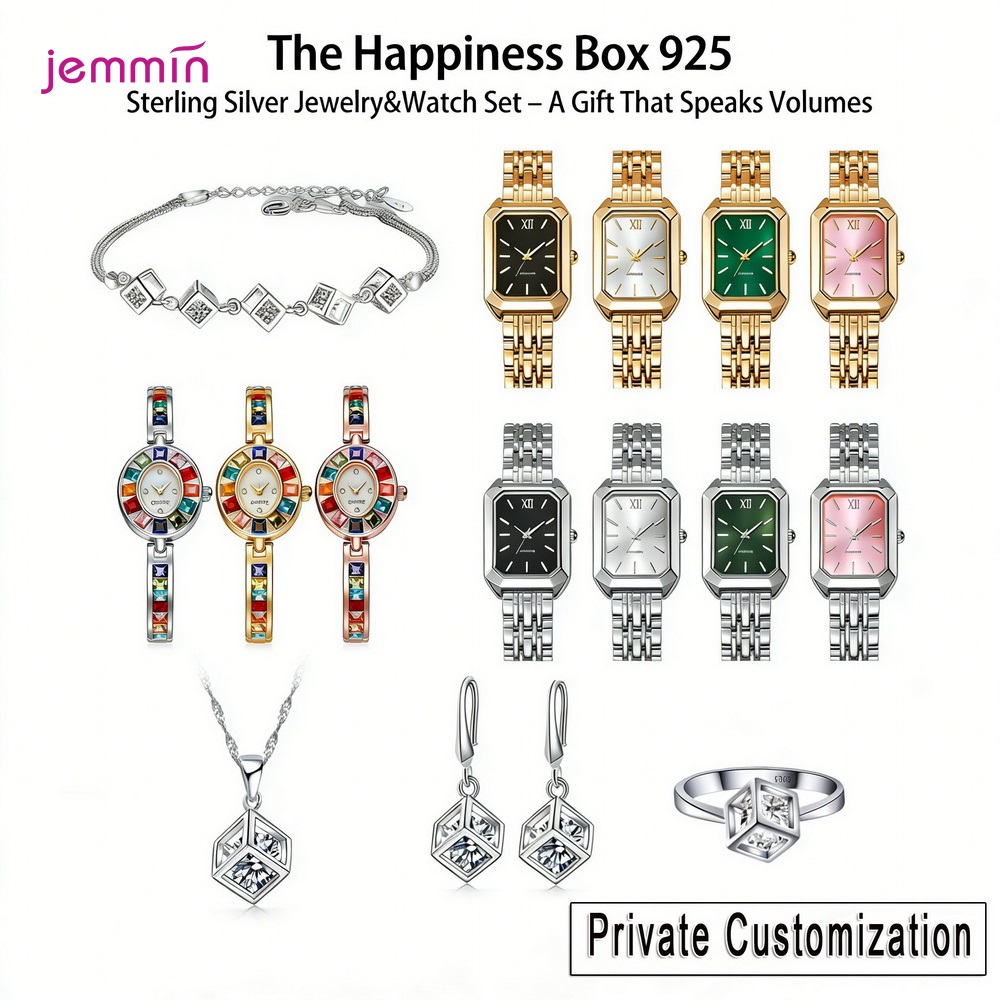 ラグジュアリー925スターリングシルバー幾何学クリスタルジル - Best Jewelry Watches Women のレビューと価格
