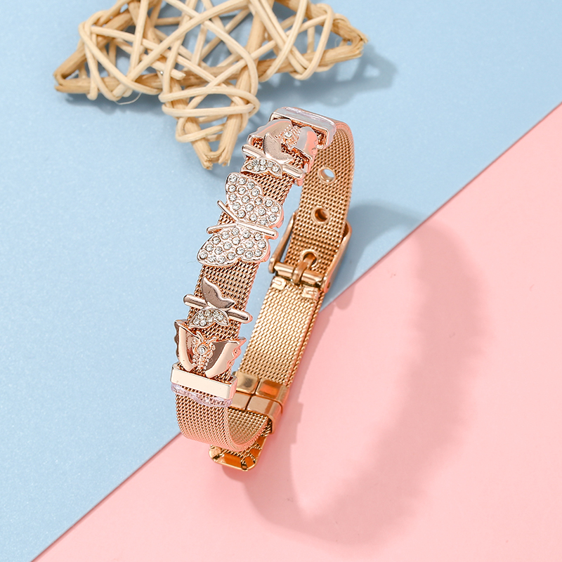 男性と女性のためのステンレス鋼のメッシュブレスレット,時計チ - Best Jewelry Watches Women のレビューと価格