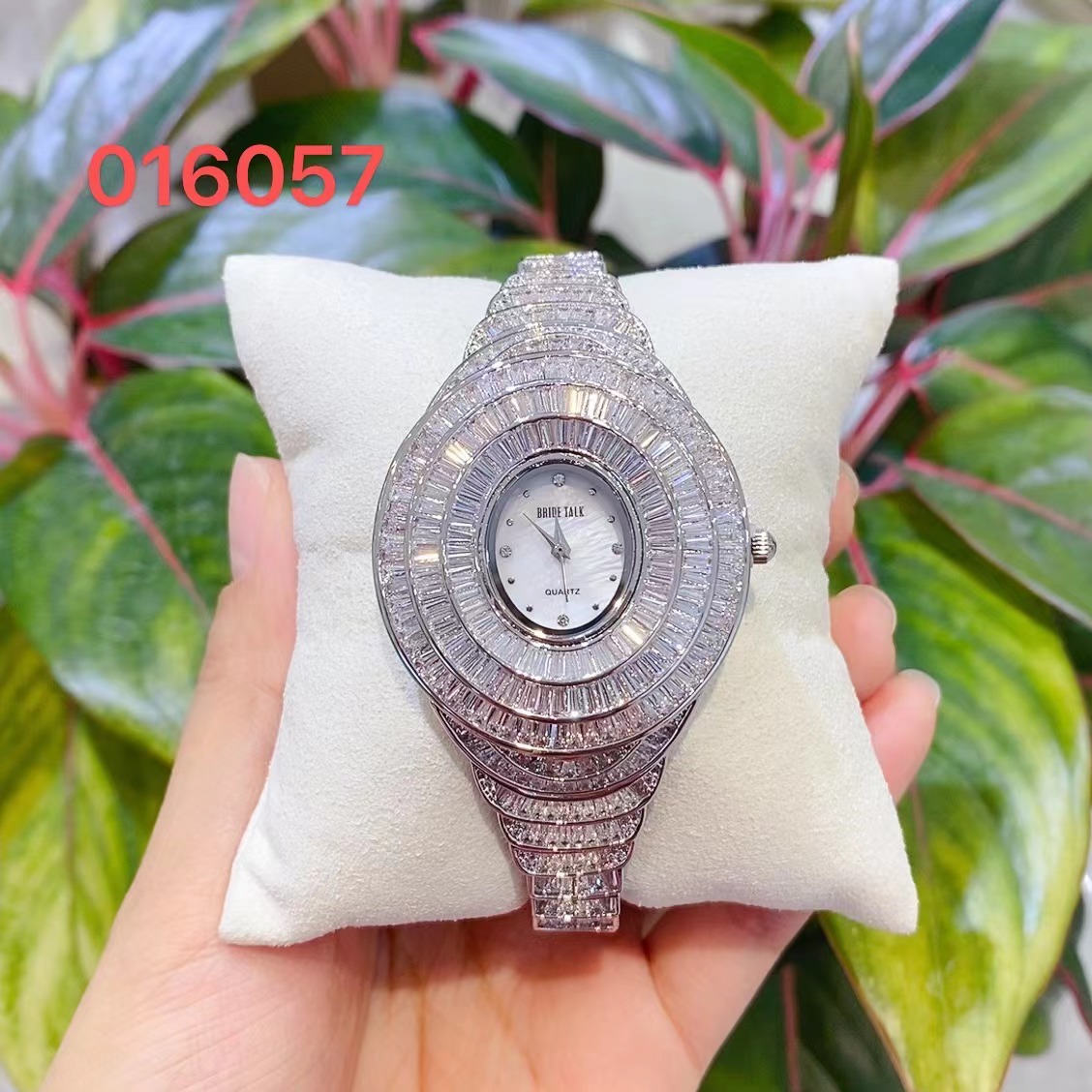 016057 高級レディース腕時計 キュービックジルコニア  - Jewelry Watch Making のレビューと価格
