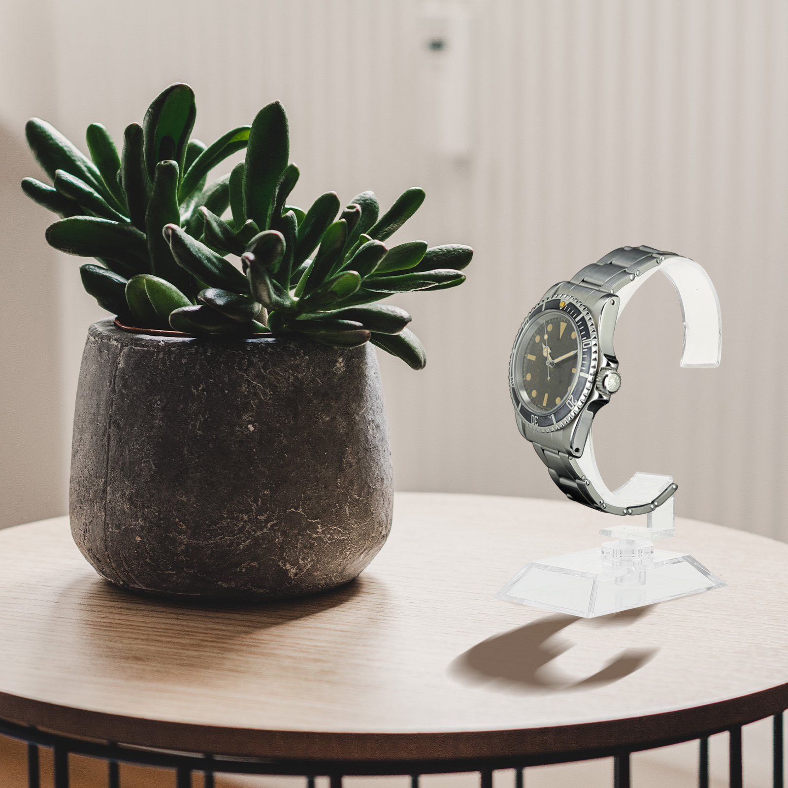 腕時計用ディスプレイスタンド6個セット。透明なジュエリーラッ - Jewelry Stand Watches のレビューと価格
